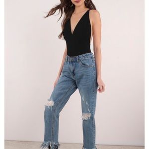 Beachside low back bodysuit